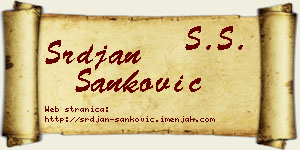 Srđan Sanković vizit kartica